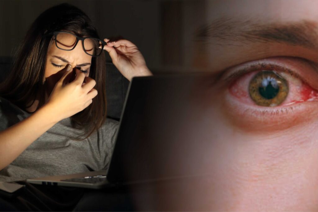 Bingwatching reels can cause severe eye damage: Experts 1 Screentime eye damage