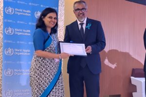 India awarded by WHO for eliminating trachoma as public health problem