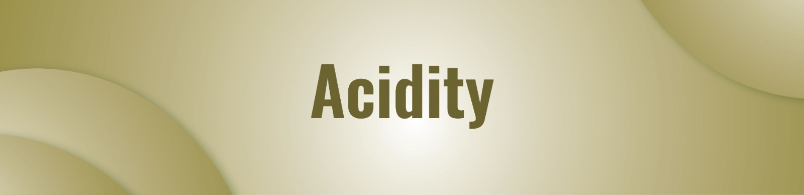 Acidity