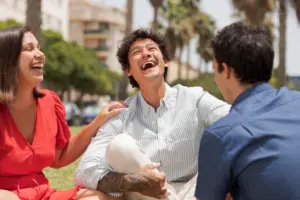 What are the health benefits of laughter?