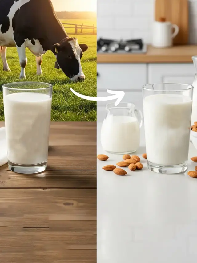 Cow milk vs Almond milk: Which is better for you?