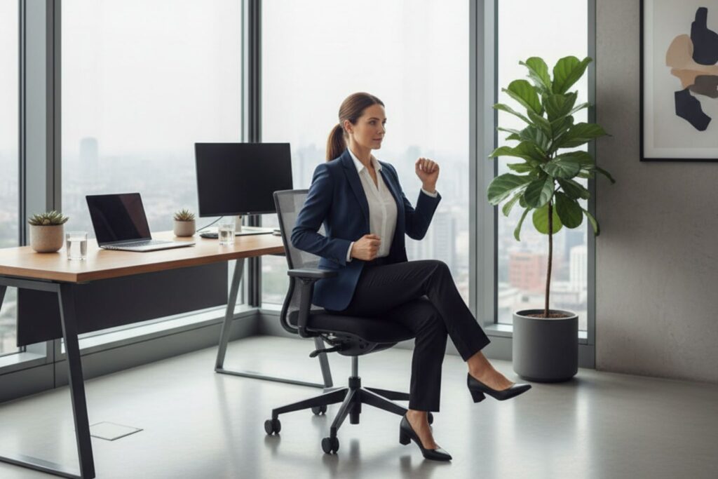 Can a 10-minute desk routine lower blood pressure? 2 Can a 10-minute desk routine lower blood pressure