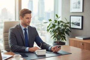 Can a 10-minute desk routine lower blood pressure?