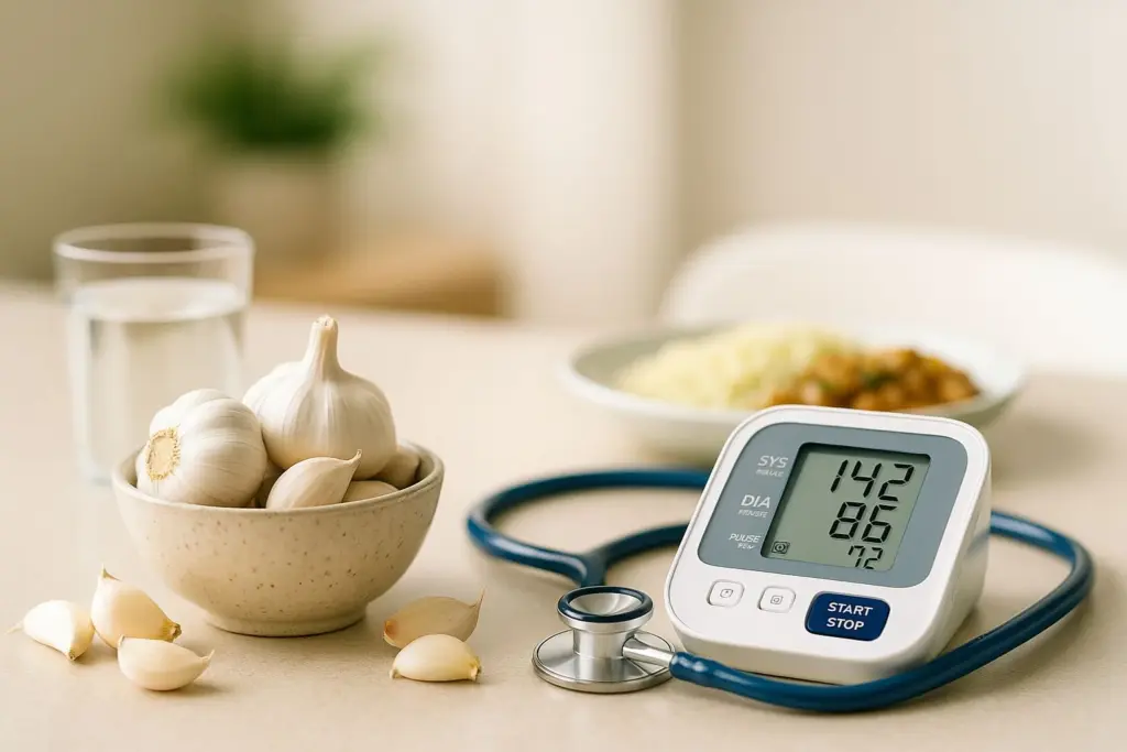 Can eating garlic daily help control blood pressure
