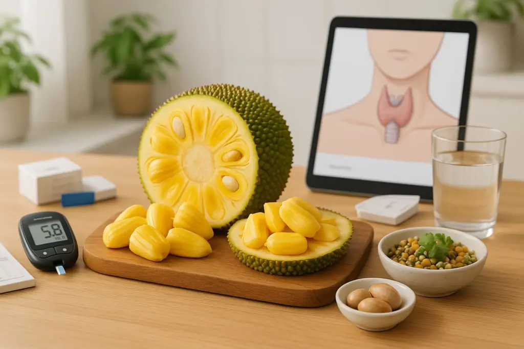 Does jackfruit actually improve diabetes, thyroid and hormone problems? 1 Does jackfruit actually improve diabetes, thyroid and hormone problems