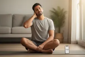 Can a 10-minute yoga routine reduce neck pain