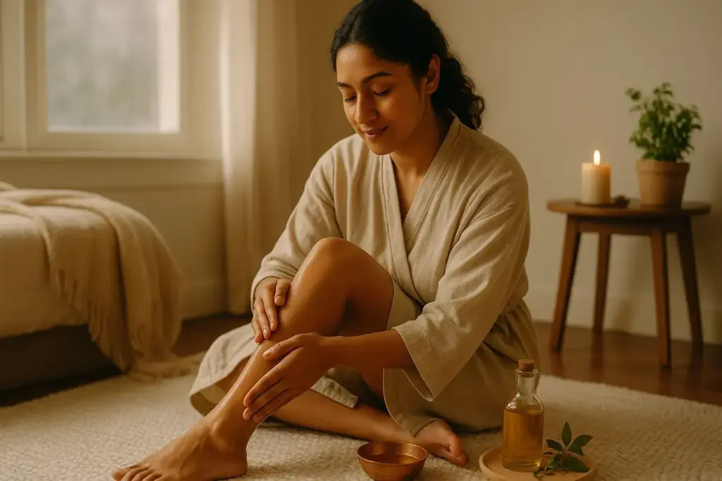 Can a simple Abhyanga oil massage be the winter self-care ritual your body needs? 2 Can a simple Abhyanga oil massage be the winter self-care ritual your body needs