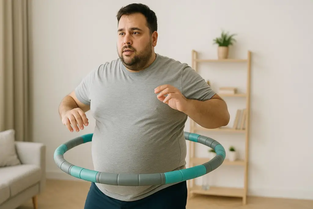 Can spinning a weighted hula hoop help you lose weight