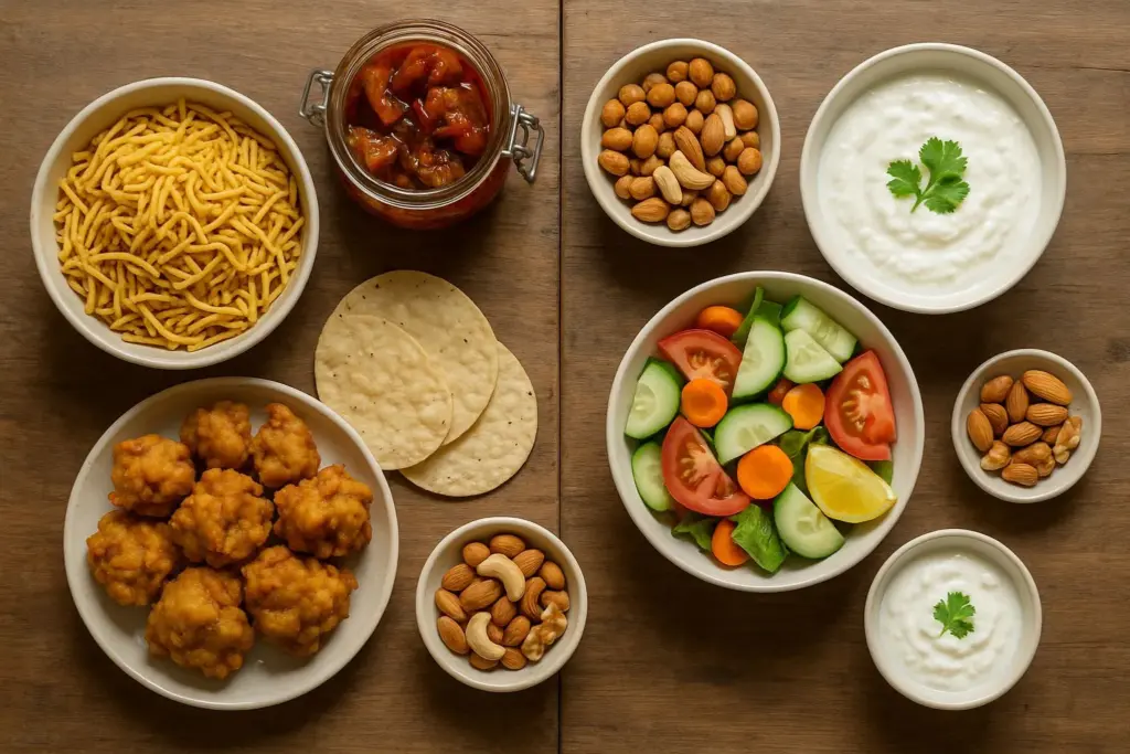 From bhujia to pickles: Indian foods that raise BP & their healthy swaps 2 From bhujia to pickles: Indian foods that raise BP & their healthy swaps