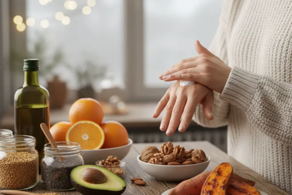 What to eat for dry skin in winter Top foods for moisture and glow