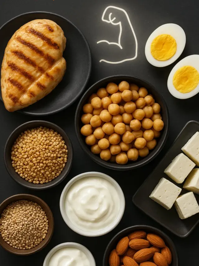 High-protein foods for muscle growth