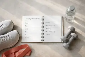 How to build a balanced weekly workout plan