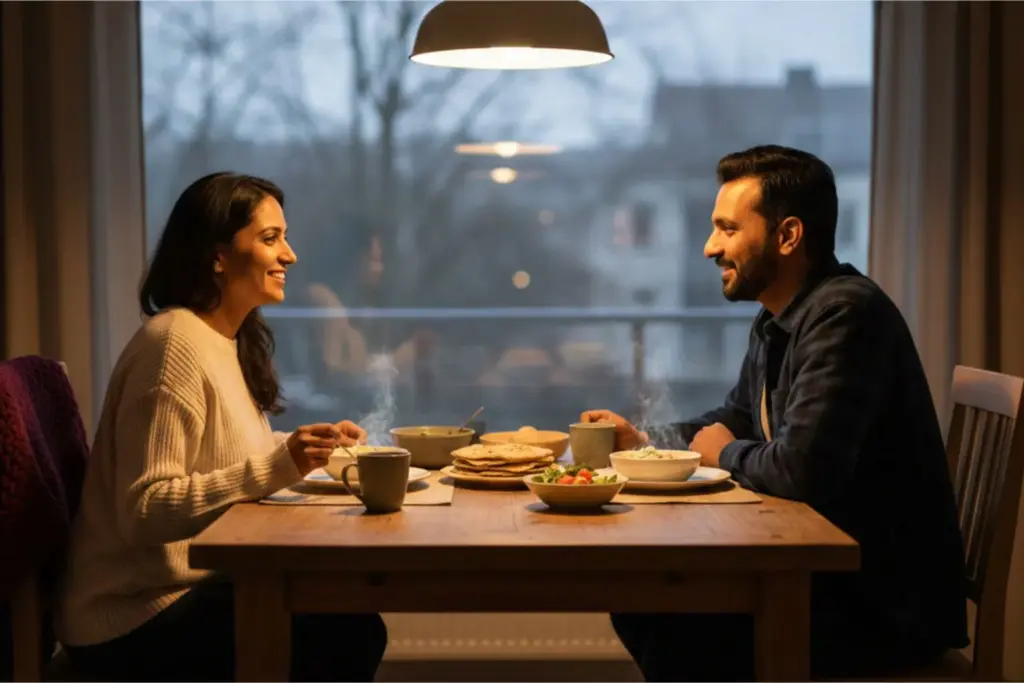 Why eating dinner late in winter can cause bloating and poor sleep 1 Why eating dinner late in winter can cause bloating and poor sleep