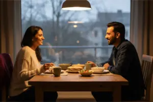 Why eating dinner late in winter can cause bloating and poor sleep