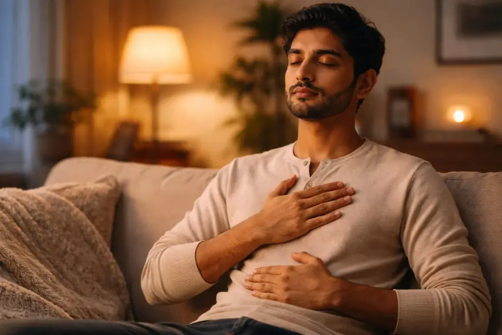 How to reduce evening anxiety naturally with warmth rituals