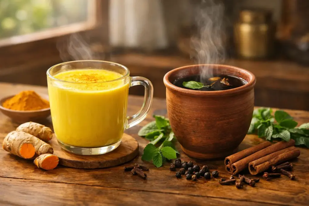 Kadha vs. haldi doodh: Which drink boosts your immunity?