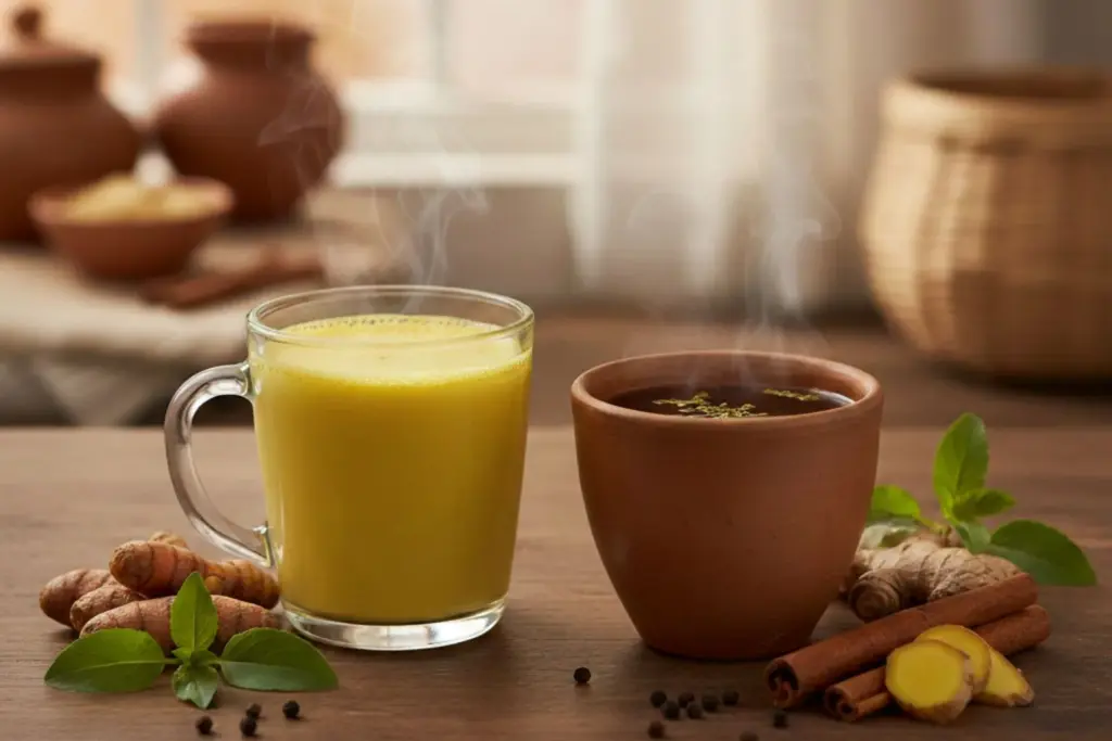 Kadha vs. haldi doodh Which drink boosts your immunity