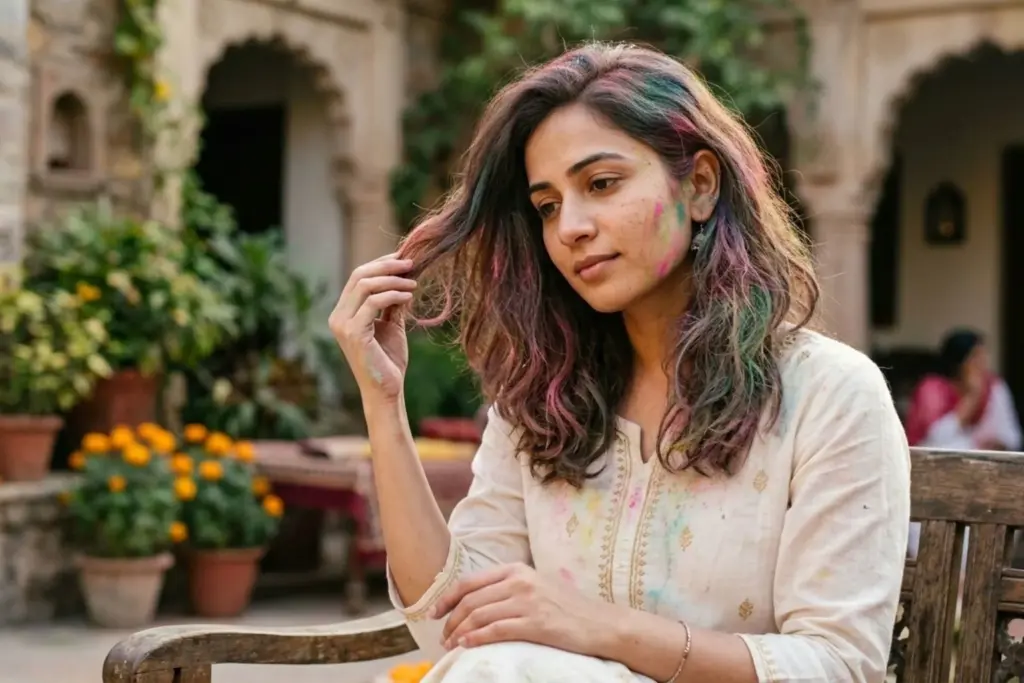 How to protect your hair from dryness after Holi 1 How to protect your hair from dryness after Holi