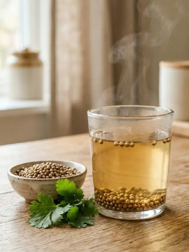 Benefits of drinking coriander seeds water