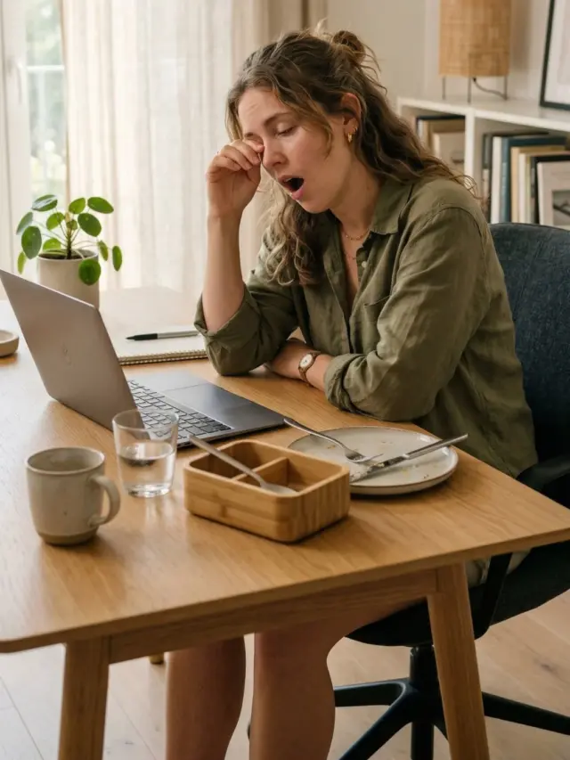 Why your energy drops after lunch