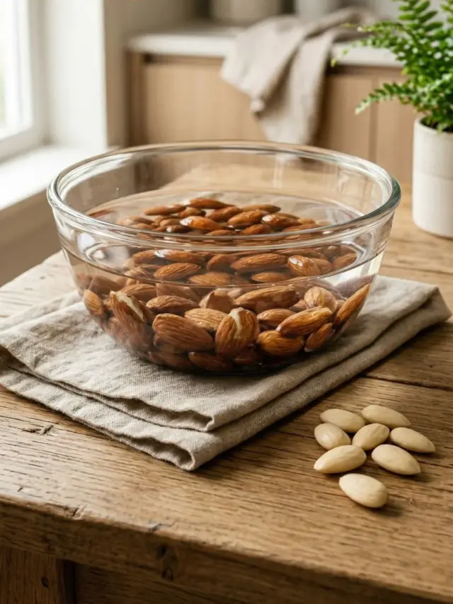 Benefits of eating soaked almonds