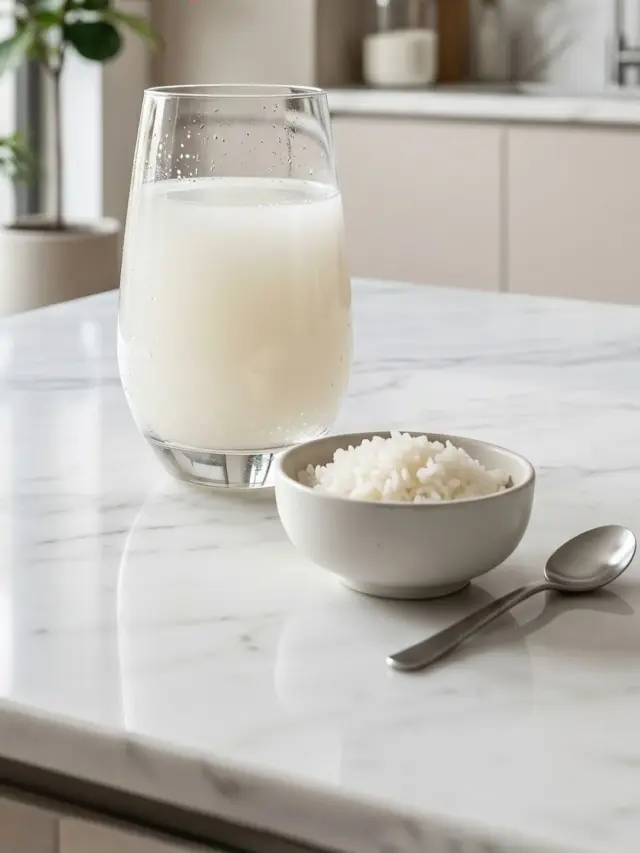 Benefits of drinking rice water (kanji)