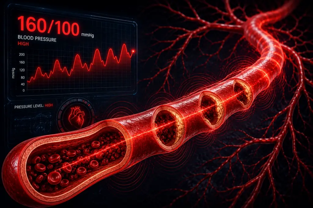 How high blood pressure slowly damages your heart 2 How high blood pressure slowly damages your heart