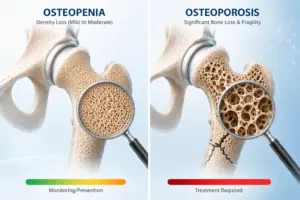 Osteopenia vs. osteoporosis: What’s the difference?