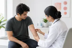 When should you see a dermatologist about a rash?