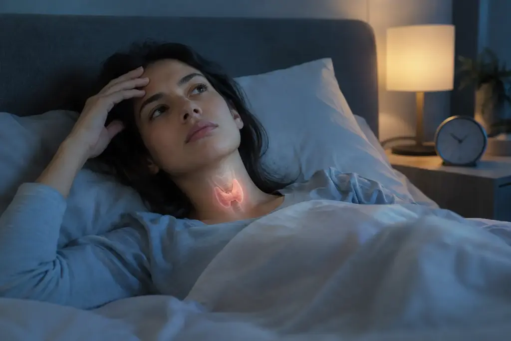 How sleep and stress can affect your thyroid