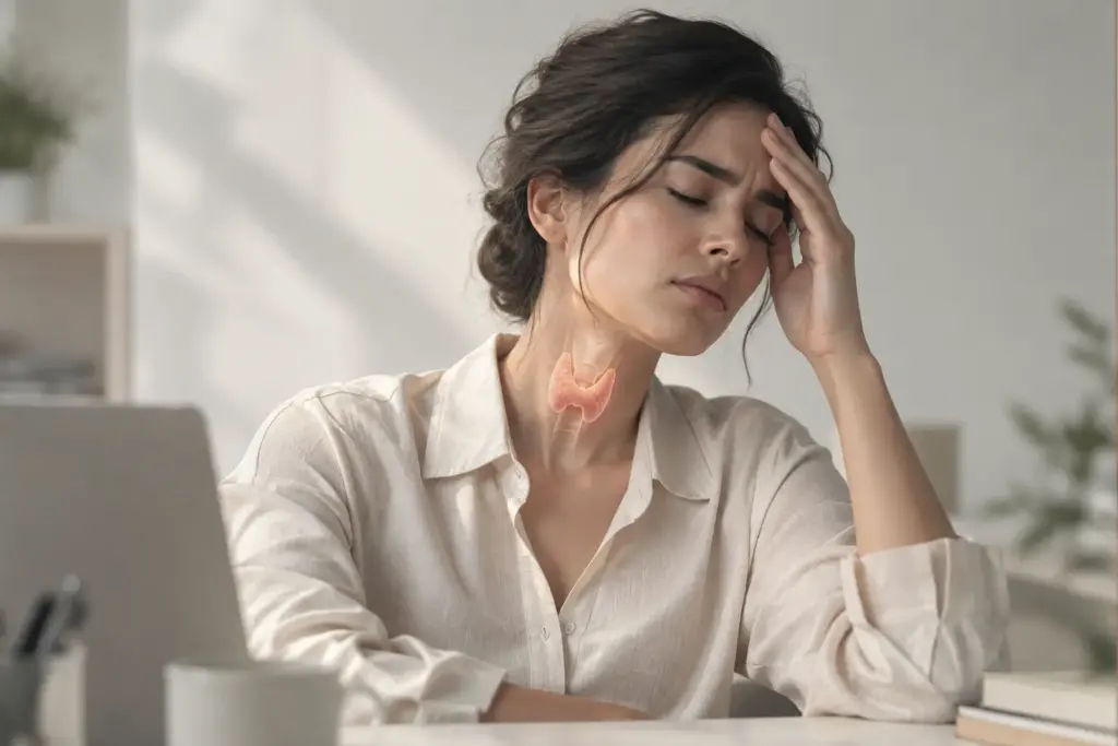 How sleep and stress can affect your thyroid